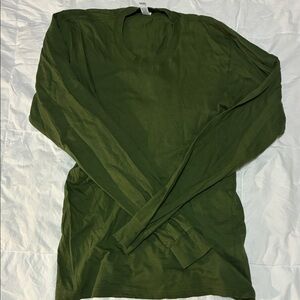 American Apparel Olive Green Tee